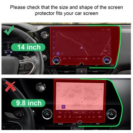 CDEFG Tempered Glass for 2022-2025 Lexus NX Screen Protector, 14 Inch Touchscreen, (NX 250/350/350/350h/450h+), 2022 2023 2024 2025 NX Accessories