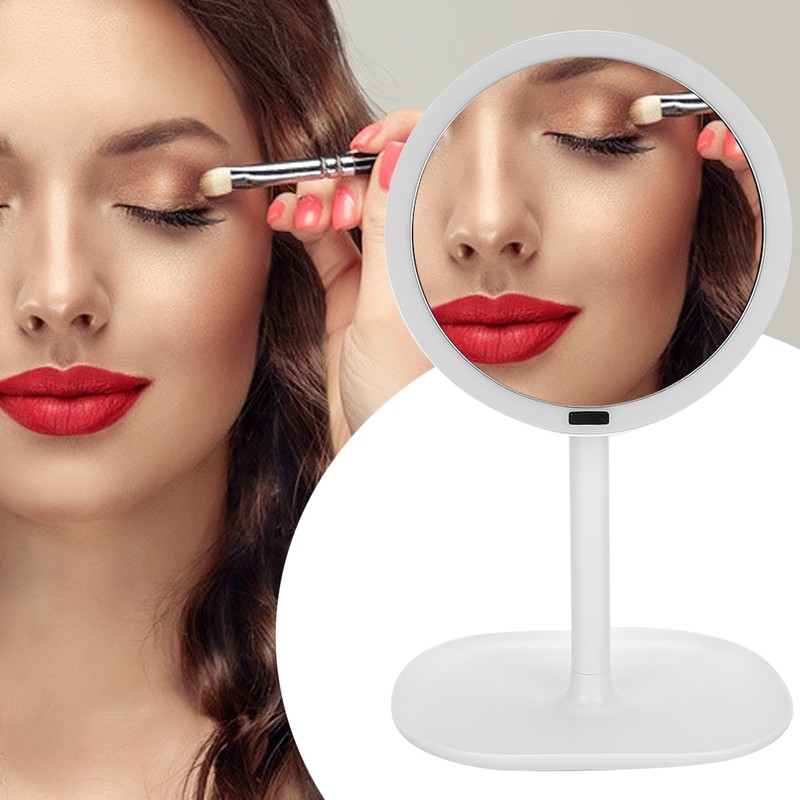 Makeup Mirror 10X Magnification LED Induction Portable Vanity Mirror for