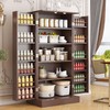 kepptory 47" Kitchen Pantry Cabinet, Modern Pantry Storage Cabinet with