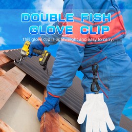 NANHONG Glove Clips, Glove Holder, Glove Clips For Work, Glove Holder Clip, Work Gloves, For Duty Belt, For Construction