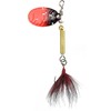 Fishing Tackle Max Unisex - Adult 10C5200433C10 FTM Tornad-Spinner Trout Lure, Weight/Colour: 2 g, Black/Red Glitter, Colourful, Normal