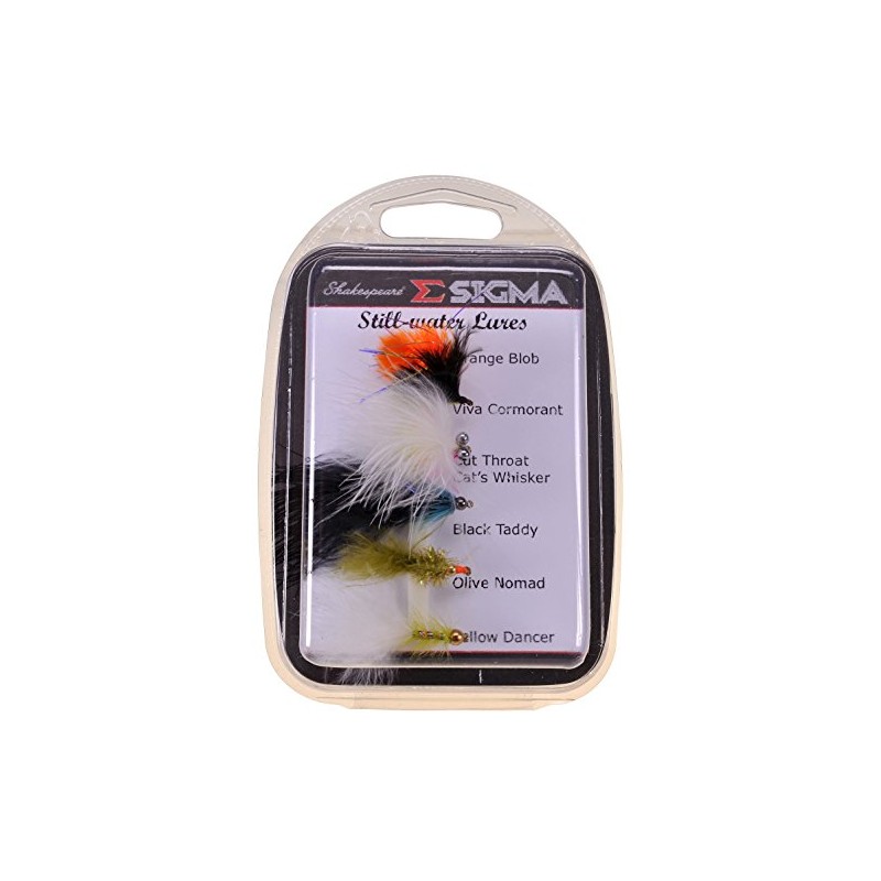 Shakespeare Sigma Fly Selection - Still-water Lures - 6 Assorted