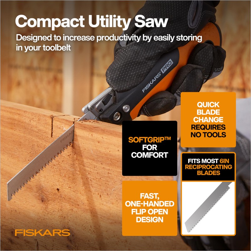 Fiskars House Essentials for New Home Tool Set, 6 Piece