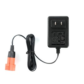 24V Charger for Ride On Toys and Battery Wire Harness 24v Battery Charger Compatible with Huffy Torex UTV 4X4, 2 Pin Red Square Plug Charger for Kid Electric Car