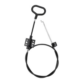 yuntop Sofa Recliner Cables Sofa and Reclined Chair Replacement Part D Ring Couch Recliner Pull Handle with S Tip for Cable Total Length 36.5 Inch Exposed Length 5Inch (1 Pack Black)