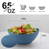 Homienly Wheat Straw Bowl Sets of 6-60oz Large Cereal Bowls,Microwave