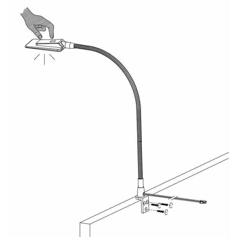 4 W LED Bedside Reading Light Flexible Bedside Table Lamp