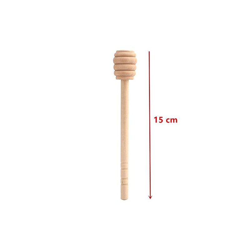 Wooden Honey Stirrer, Pack of 50, Honey Stirring Stick for