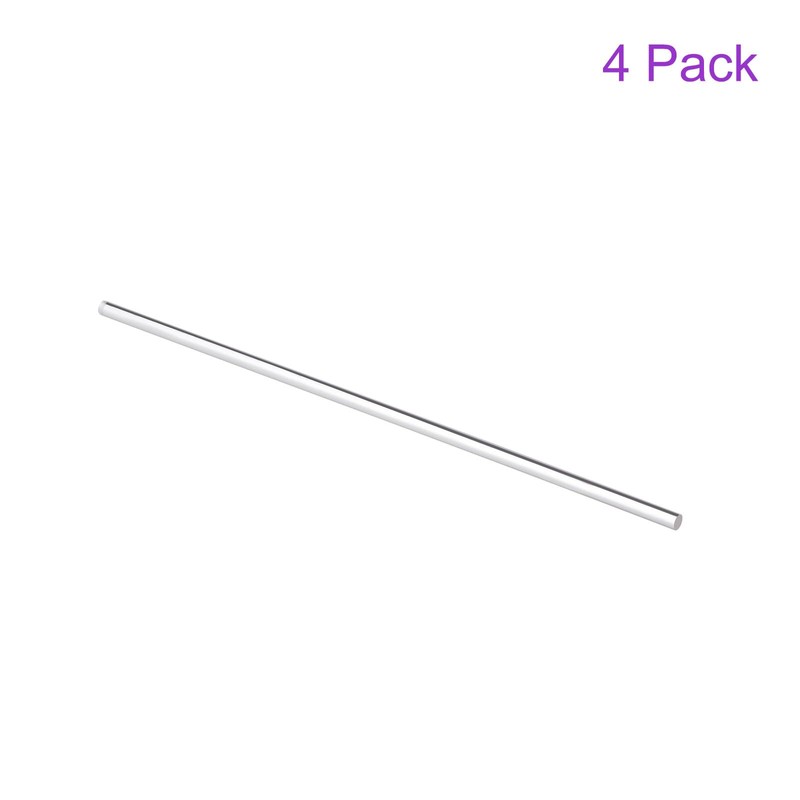 DMiotech 4 Pack 1/4 Inch x 10inch Round Rod Solid