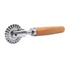 Tortelli Cappelletti Stainless Steel Cutter with Non-Slip Wooden Handle Multifunctional
