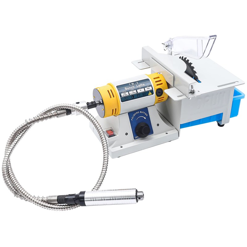 Jewelry Rock Polishing, 320W 110V Desktop Multi-Function Grinder Jewelry Gem