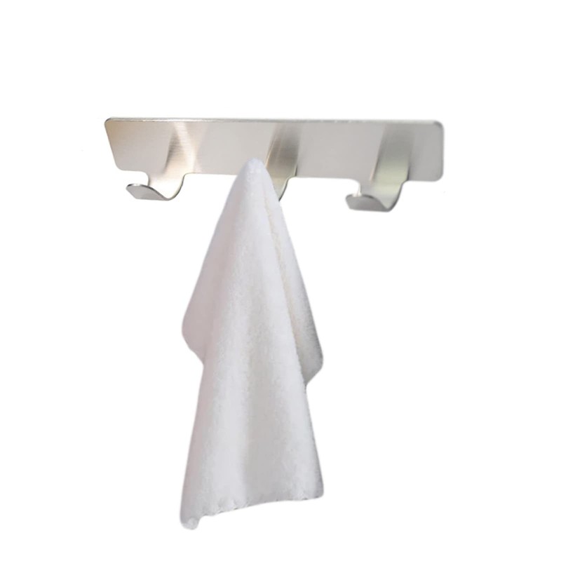 通用 C7IV Silver kitchen and bathroom sticky hook, acrylic