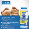 Lucky Super Soft Talco Para Pies De Almidón De Maíz