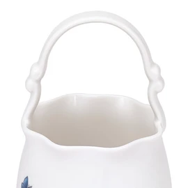 Golden Bell Wildflower Wrinkle Tablet (Large) + Ceramic Teaspoon/Tea Fork 11P Set / 골든벨 야생화 주름수반(대)+도자기 티스푼/티포크 11P 세트