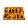 13-Piece nacimiento navideño Nativity Figurine Set. Hand-Painted Christmas Nativity Scene,