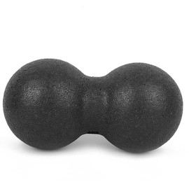 Natudeco Yoga Massage Ball Peanut Massage Ball Double Massage Ball Roller Multi Zone Massage Relaxing Muscles Massaging Equipment for Athletes and Yoga Enthusiasts(Black)
