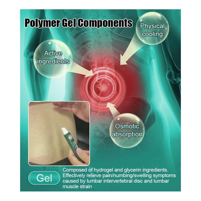 Lumbar Spine Relief Cooling Compress Gel for Soothing Comfort HZ