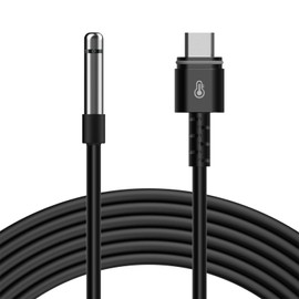 AC Infinity Controller Sensor Probe for Controller AI+ Stainless Steel 20’ Temperature Humidity Climate Detector, with Water-Resistant Gasket, for CLOUDLINE AIRLIFT AIRTITAN AIRBLAZE CLOUDWAY T-Series