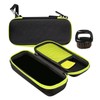 1 Piece Shaver Storage Bag And 1 Piece Beard Brush,