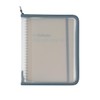 Delphonics A5 Memo Round Case with Rollbahn Pocket (Blue Gray)