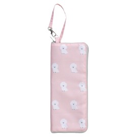 フレンズヒル 傘ケース ビションパターン ピンク