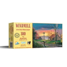 SUNSOUT INC - Windmill - 300 pc Jigsaw Puzzle by Artist: Peggy Myrick Knight - Finished Size 18" x 24" - MPN# 22150