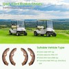 10L0L Golf Cart Brake Shoes Fits for EZGO G&E 1997-Up,