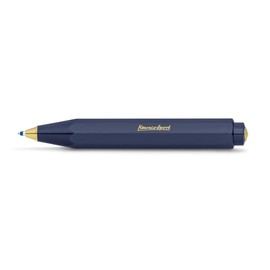 Kaweco CLASSIC SPORT Ball Pen Navy Blue I Retractable Ballpoint Pen with Standard D1 Refills I Exclusive Ball Pen 10.5 cm
