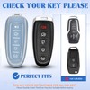 QBUC for Ford Key fob Cover,Soft TPU Car Key Case