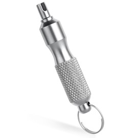 Valve Core Removal Tool, Portable Valve Stem Removal Tool Stainless Tire Stem Removal Tool for Bikes Motors and Cars