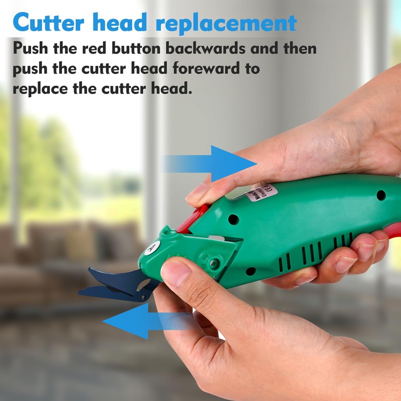 MXBAOHENG Sharp Blade Cutting Head for Wbt-2 Fabric Electric Scissors