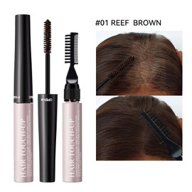 Instant Hair Color Touch-Up Stick Dark Brown – Quick-Drying Hair Mascara for Roots, Sideburns & Beard, Temporary Gray Cover-Up, Non-Sticky, Sweat-Proof, Travel-Friendly (Dark Brown)