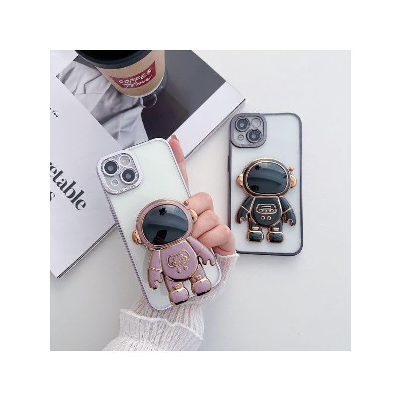 Smartphone Ring, Stylish, Smartphone Stand, Tabletop, Astronaut (Blue)