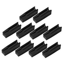 Healvian 10Pcs Eyebrow Pencil Sharpener Aid Durable Cosmetic Tool for Precise Shaping Lightweight Slot Assistant for Sharpened Eyebrow Pencils Travel Essential