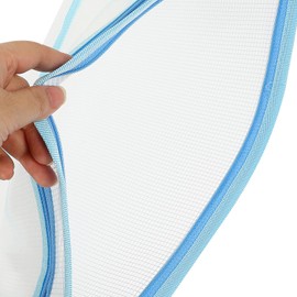 STOBOK Document Bag Mesh Zipper Pouch Large Capacity Portable File Pouch Office Organizer