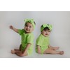 Three Little Tots- Waffle Knit Knotted Headband (Lime Green)