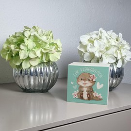 Baby Otter Wooden Money Box with Saying for Small Items