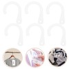 Hohopeti 100pcs Plastic J Hooks for Socks and Hat Display