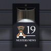 Custom Signs Solar Illuminated Modern Anthracite House Number Sign 24cm