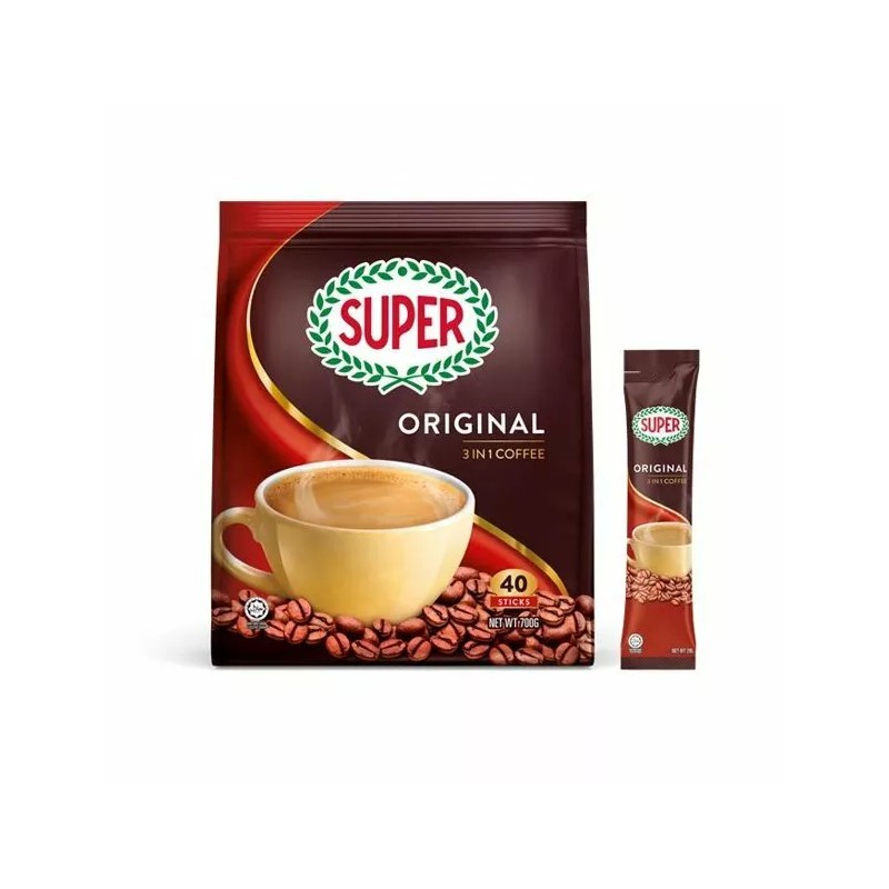 super coffee 2 PACK SUPER COFFEE ORIGINAL 3 IN 1