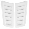 2pcs Motorhaubenablüftung, Universal Car Air Einlasshaubehaube Motorhaube Lüftungslüftung ABS Plastik
