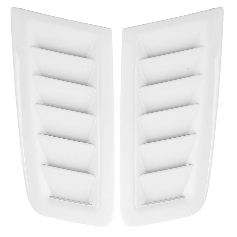 2pcs Motorhaubenablüftung, Universal Car Air Einlasshaubehaube Motorhaube Lüftungslüftung ABS Plastik
