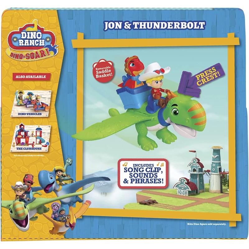 Dino Ranch Jon and Thunderbolt - 3-Inch Jon Figure with