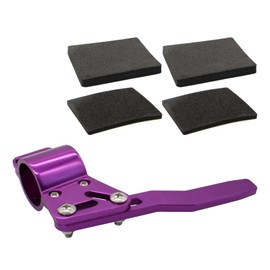 Funriche Turn Signal Lever Position Up Kit, General Purpose Turn Signal Lever Extension Stay, Angle Adjustment, Function, 0.7 - 1.1 inches (18 - 28 mm), Purple