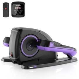 ANCHEER Under Desk Elliptical Machine - Quiet Pedal Exerciser for Seniors, Office & Home, Low-Impact Seated Leg Workout Equipment, Smart LCD Display, Remote Control