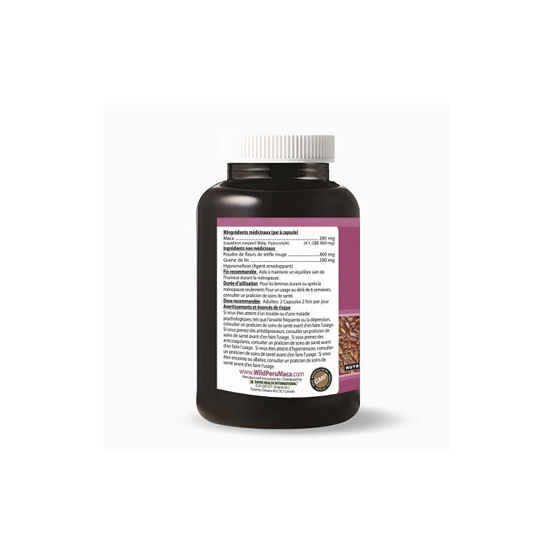 Inka Wild Peru Maca Maca for Women, Maca Root, Red