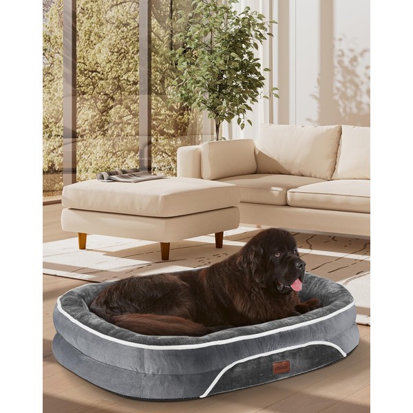 OhGeni Orthopedic Dog Bed for Extra Extra Large Dogs, Dog
