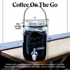 Willow & Everett Cold Brew Coffee & Iced-Tea Maker Pitcher,