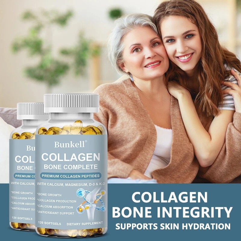 Bunkell Collagen Bone Full Effect Capsules - Natural Ingredients-Bo