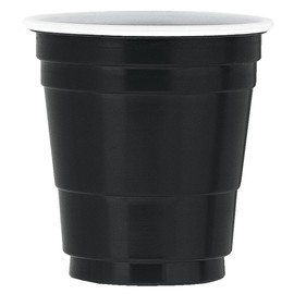 Unique Plastic Shot Glasses, 2 Oz, Black